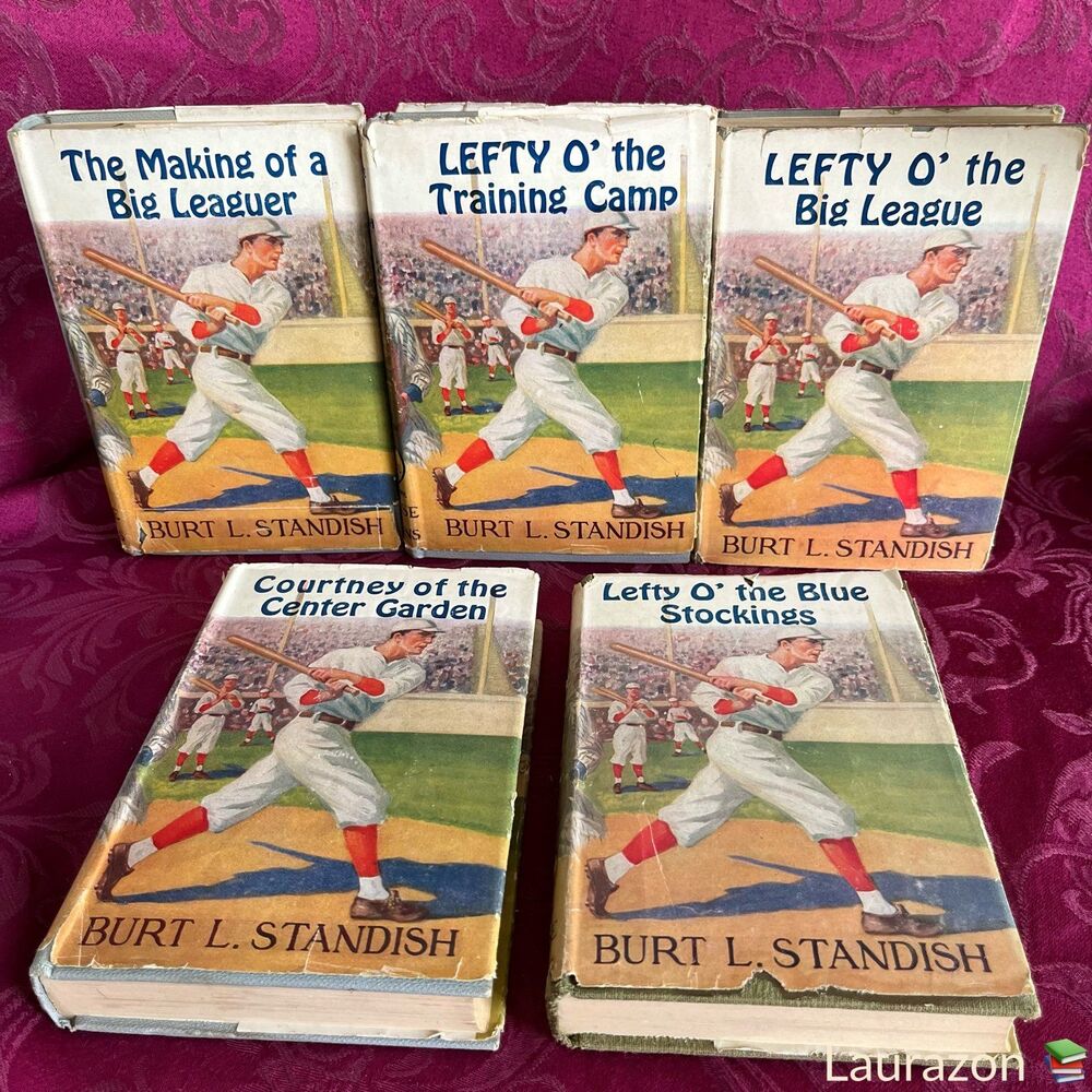 1914-15 Vintage Book Set: The Big League Series Lot by Burt L. Standish Lot of 5